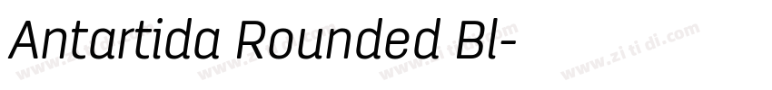 Antartida Rounded Bl字体转换